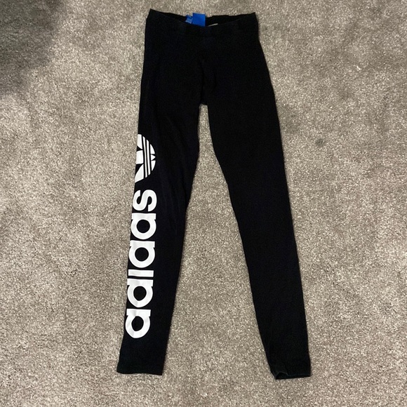 Adidas Black Leggings - Picture 1 of 4